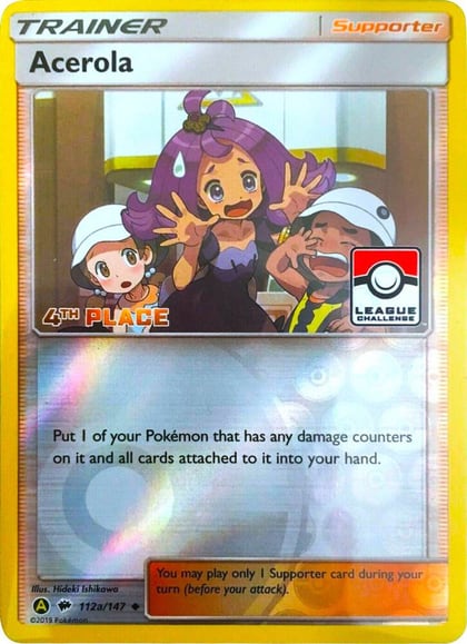 Acerola - 112a/147 (League Challenge) [4th Place], League & Championship Cards 112a/147