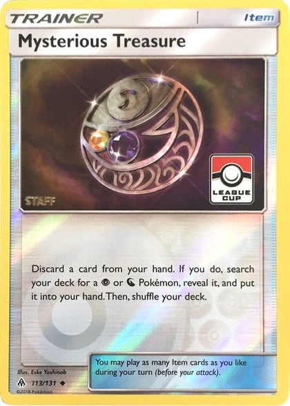 Mysterious Treasure - 113/131 (League Cup) [Staff], League & Championship Cards 113/131