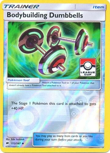 Bodybuilding Dumbbells - 113/147 (League Cup), League & Championship Cards 113/147