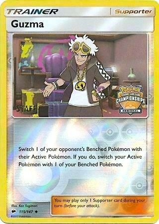 Guzma - 115/147 (Regional Championships) [Staff], League & Championship Cards 115/147
