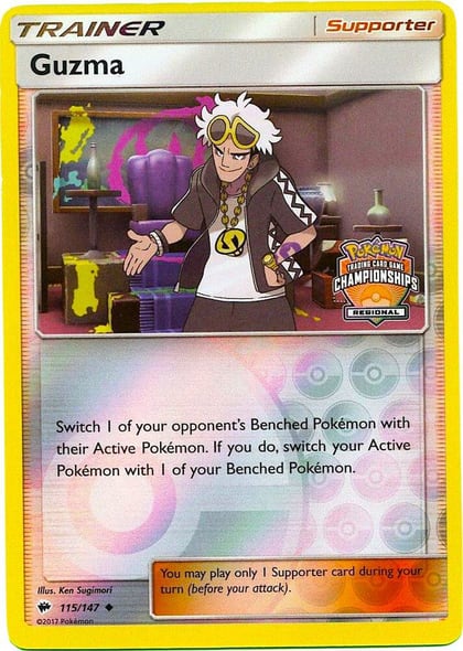 Guzma - 115/147 (Regional Championships), League & Championship Cards 115/147