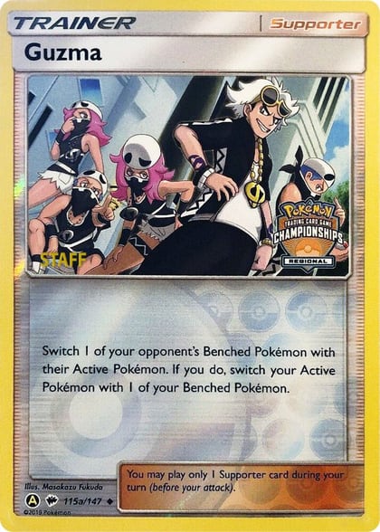 Guzma - 115a/147 (Regional Championships) [Staff], League & Championship Cards 115a/147