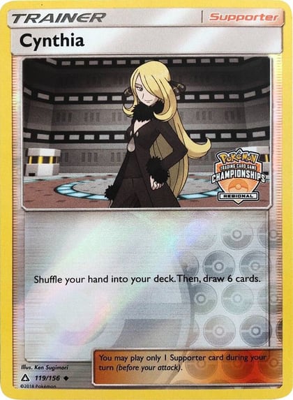 Cynthia - 119/156 (Regional Championships), League & Championship Cards 119/156