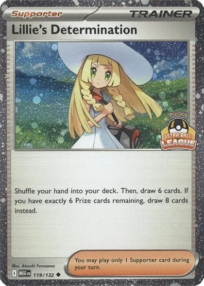 Lillie's Determination - 119/132 (Ultra Ball League), League & Championship Cards 119/132