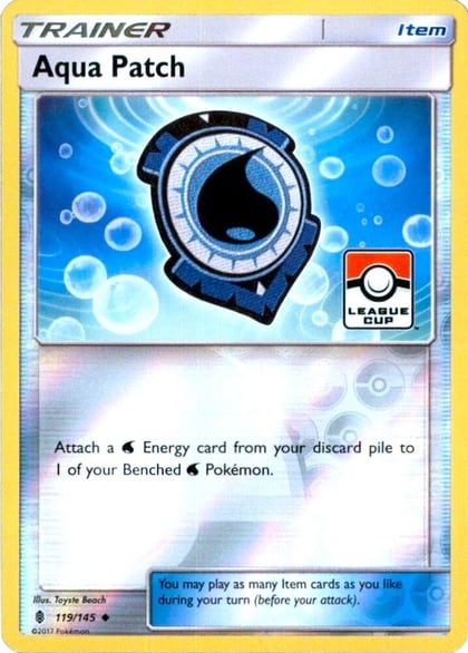 Aqua Patch - 119/145 (League Cup), League & Championship Cards 119/145