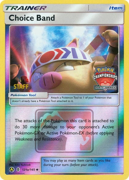 Choice Band - 121a/145 (North America Championships) [Staff], League & Championship Cards 121a/145