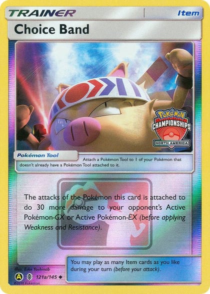 Choice Band - 121a/145 (North America Championships), League & Championship Cards 121a/145