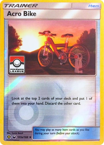 Acro Bike - 123a/168 (Pokemon League), League & Championship Cards 123a/168