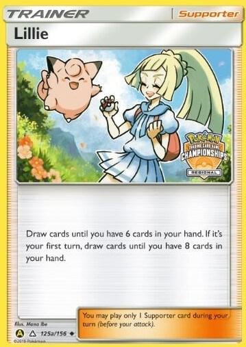 Lillie - 125a/156 (Regional Championships), League & Championship Cards 125a/156