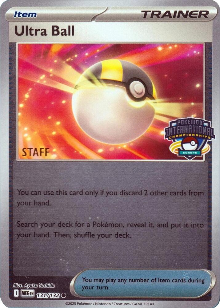 Ultra Ball - 131/132 (Europe International Championship) [Staff], League & Championship Cards 131/132
