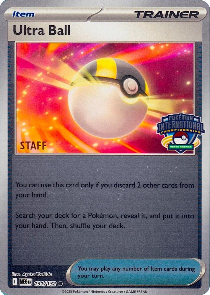 Ultra Ball - 131/132 (North America International Championship) [Staff], League & Championship Cards 131/132