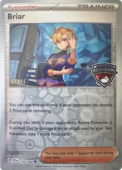 Briar - 132/142 (Regional Championship) [Staff], League & Championship Cards 132/142