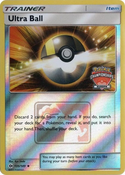 Ultra Ball - 135/149 (Europe Championships), League & Championship Cards 135/149
