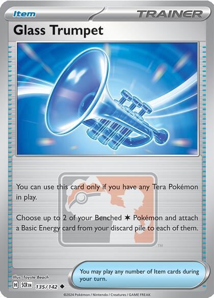 Glass Trumpet, League & Championship Cards 135/142