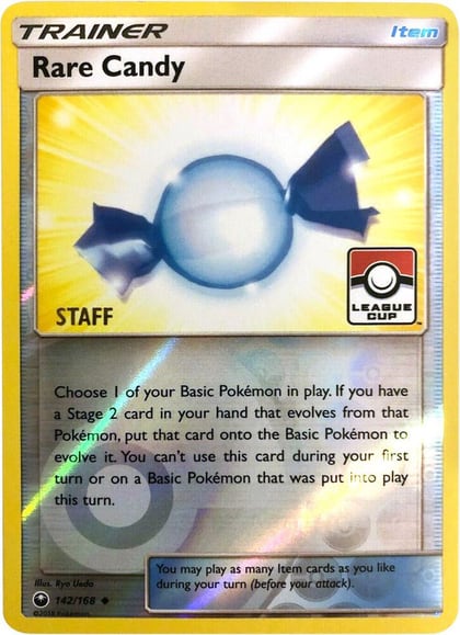 Rare Candy - 142/168 (League Cup) [Staff], League & Championship Cards 142/168