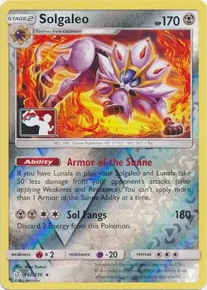 Solgaleo, League & Championship Cards 142/236