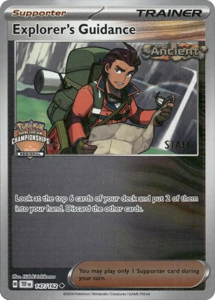 Explorer's Guidance - 147/162 (Regional Championships) [Staff], League & Championship Cards 147/162