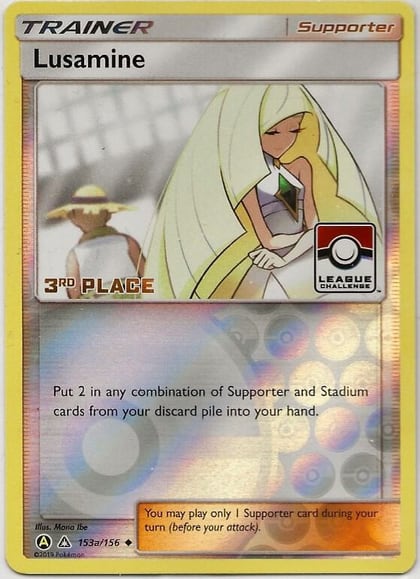 Lusamine - 153a/156 (League Challenge) [3rd Place], League & Championship Cards 153a/156