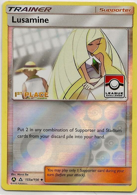 Lusamine - 153a/156 (League Challenge) [1st Place], League & Championship Cards 153a/156