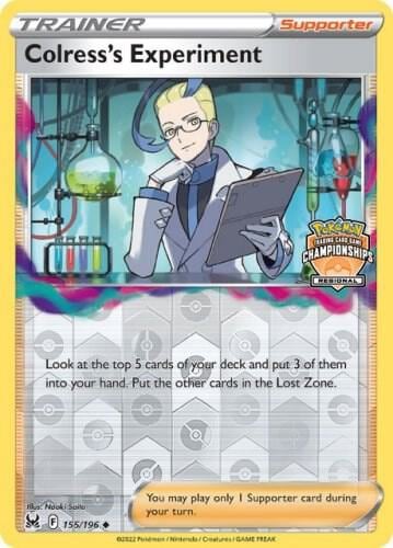 Colress's Experiment (Regional Championships), League & Championship Cards 155/196