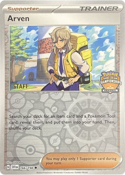 Arven - 166/198 (Regional Championships) [Staff], League & Championship Cards 166/198