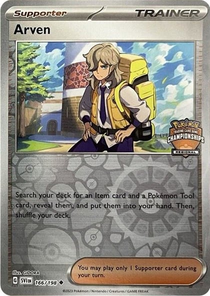 Arven - 166/198 (Regional Championships), League & Championship Cards 166/198