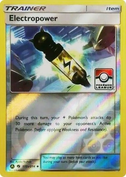 Electropower - 172a/214 (Pokemon League), League & Championship Cards 172a/214