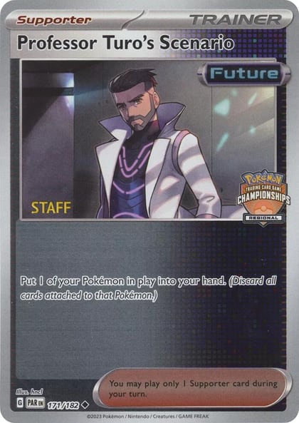 Professor Turo's Scenario - 171/182 (Regional Championships) [Staff], League & Championship Cards 177/182
