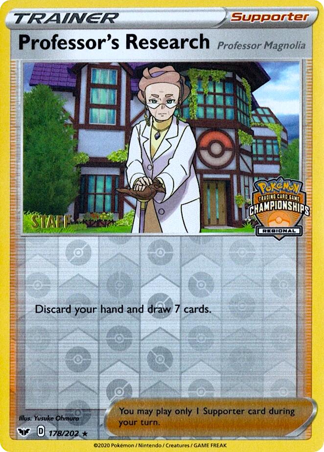 Professor's Research [Professor Magnolia] - 178/202 (Regional Championships) [Staff], League & Championship Cards 178/202
