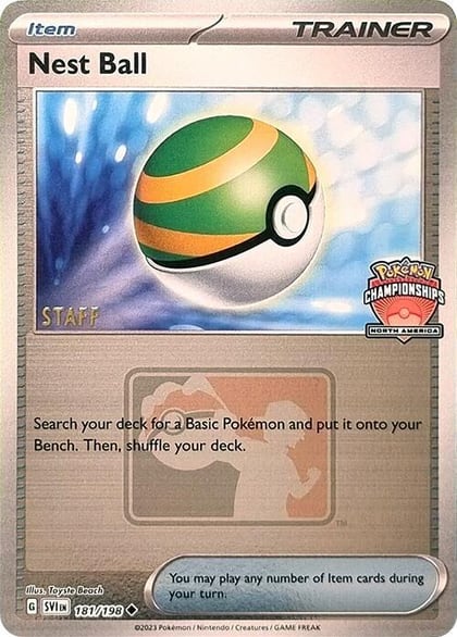 Nest Ball - 181/198 (North America Championships) [Staff], League & Championship Cards 181/198