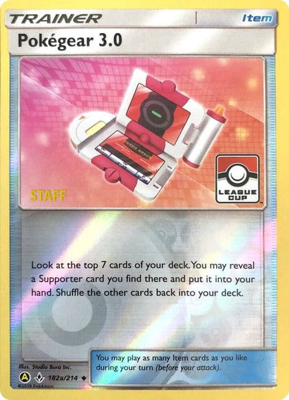 Pokegear 3.0 - 182a/214 (League Cup) [Staff], League & Championship Cards 182a/214