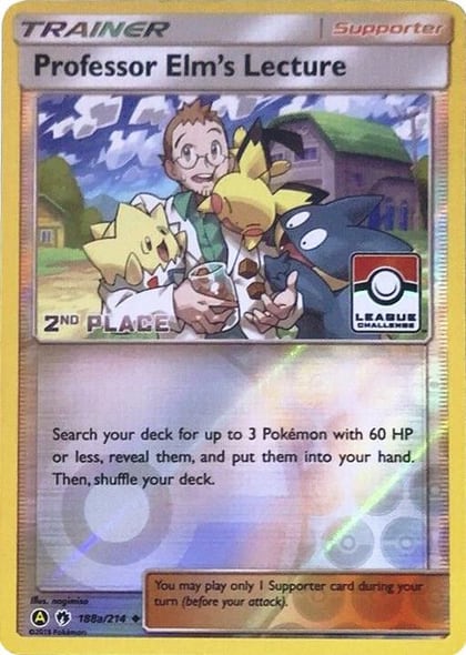 Professor Elm's Lecture - 188a/214 (League Challenge) [2nd Place], League & Championship Cards 188a/214