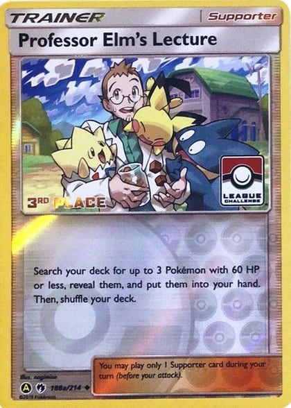 Professor Elm's Lecture - 188a/214 (League Challenge) [3rd Place], League & Championship Cards 188a/214