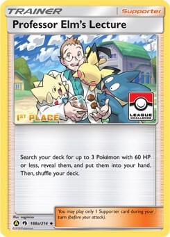 Professor Elm's Lecture - 188a/214 (League Challenge) [1st Place], League & Championship Cards 188a/214