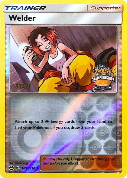 Welder - 189a/214 (Regional Championships) [Staff], League & Championship Cards 189a/214
