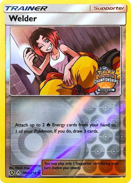 Welder - 189a/214 (Regional Championships), League & Championship Cards 189a/214