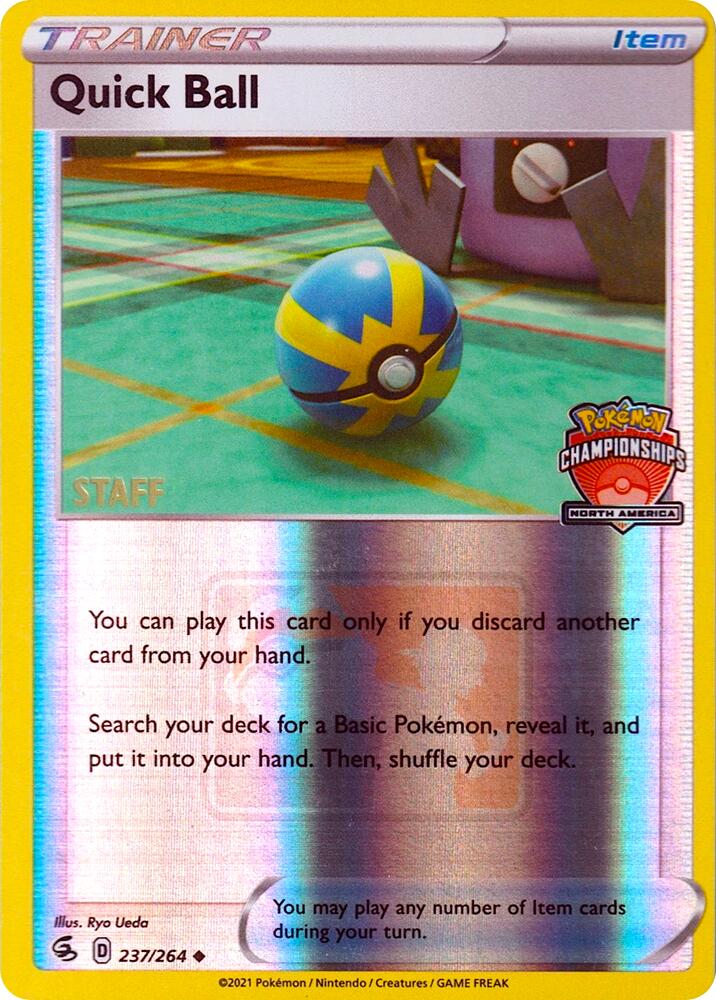 Quick Ball - 237/264 (North America Championships) [Staff], League & Championship Cards 237/264