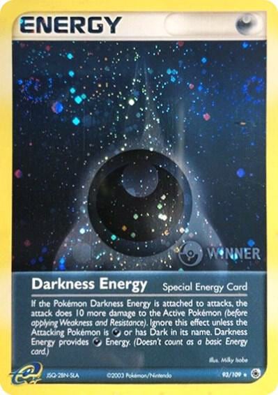 Darkness Energy (Special) - 93/109 (Cosmos Holo) [Winner], League & Championship Cards 93/109