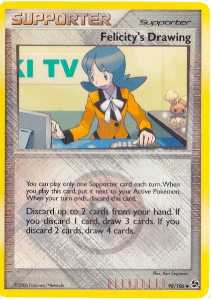 Felicity's Drawing - 098/106 (League Promo), League & Championship Cards 98/106