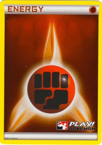 Fighting Energy (2011 Play! Pokemon), League & Championship Cards P136756