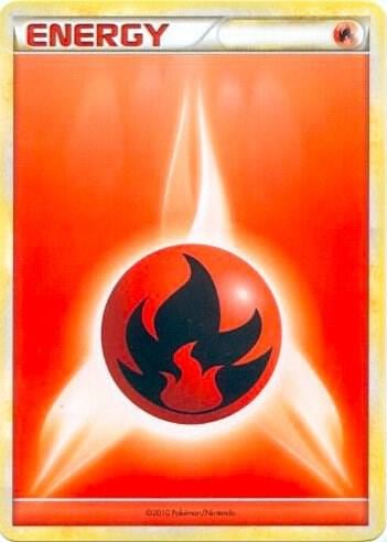 Fire Energy (2010 Unnumbered HGSS Style Non-Holo), League & Championship Cards P145555