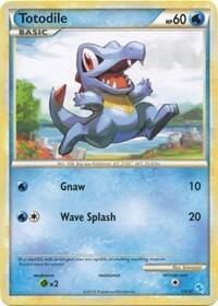 Totodile (#1), HGSS Trainer Kit: Gyarados & Raichu 1/30