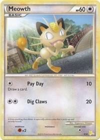 Meowth (#12), HGSS Trainer Kit: Gyarados & Raichu 12/30