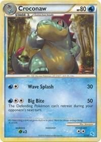 Croconaw (#17), HGSS Trainer Kit: Gyarados & Raichu 17/30