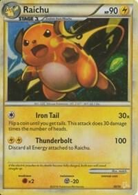 Raichu (#30 Holo), HGSS Trainer Kit: Gyarados & Raichu 30/30