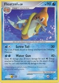 Floatzel, DP Trainer Kit: Manaphy & Lucario 2/12