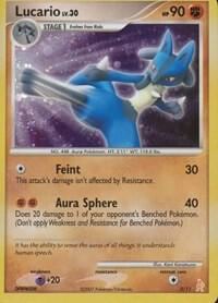 Lucario, DP Trainer Kit: Manaphy & Lucario 3/11