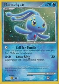 Manaphy, DP Trainer Kit: Manaphy & Lucario 4/12