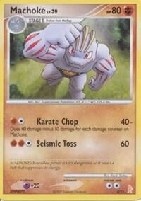 Machoke, DP Trainer Kit: Manaphy & Lucario 4/11