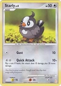Starly, DP Trainer Kit: Manaphy & Lucario 7/11